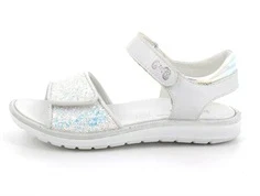 Primigi sandal hvid/sølv glimmer til piger